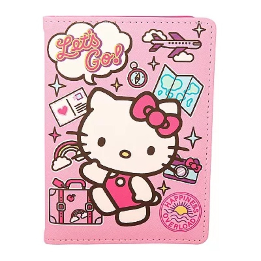 Sanrio Hello Kitty Pink Travel Passport Holder